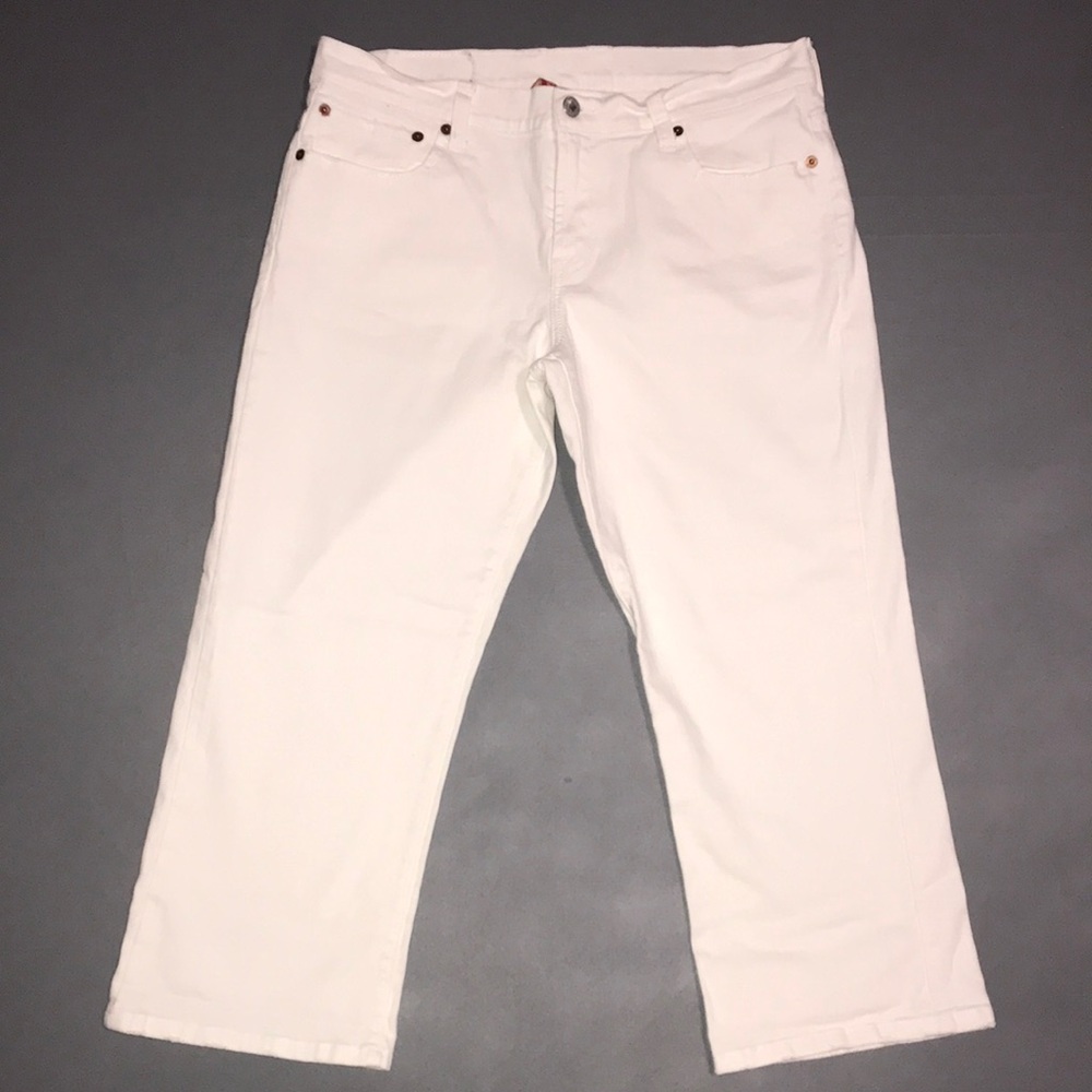 Lucky Brand Classic Fit Crop Denim Jeans